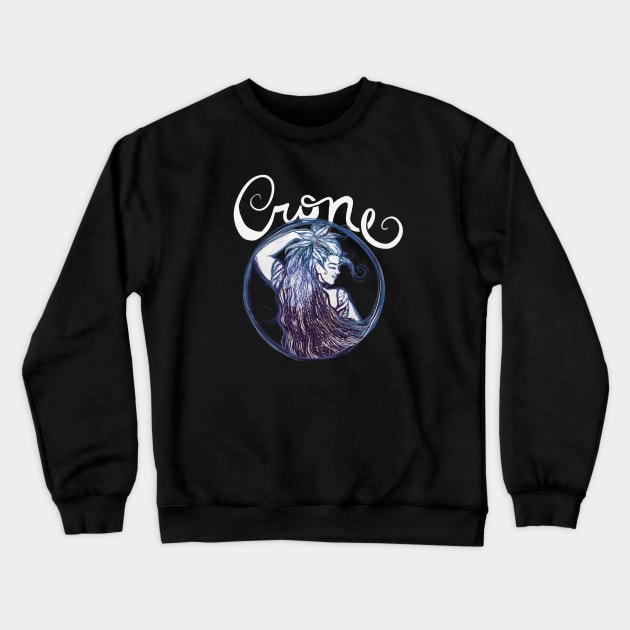 Crone Crewneck Sweatshirt by bubbsnugg